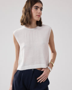 Howi BFHC634-06 Beige Cotton Women's Top