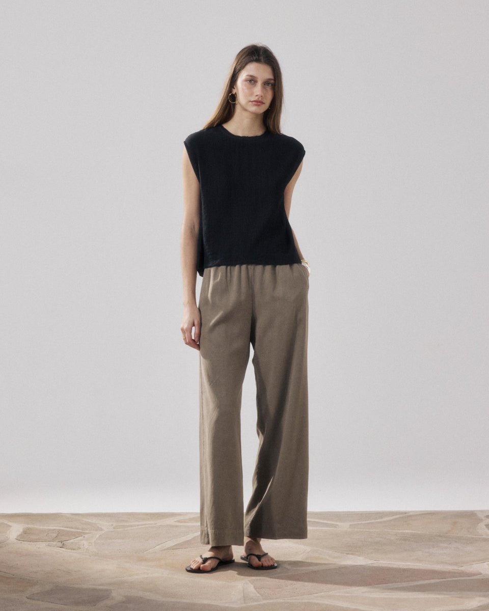 Top Mujer en Algodón Negro Howi - Image alternative