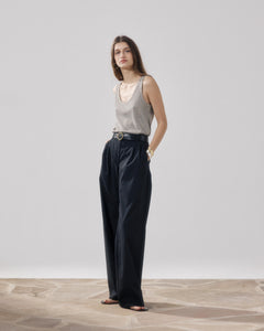 Pantalon Femme en Laine Noir Panache