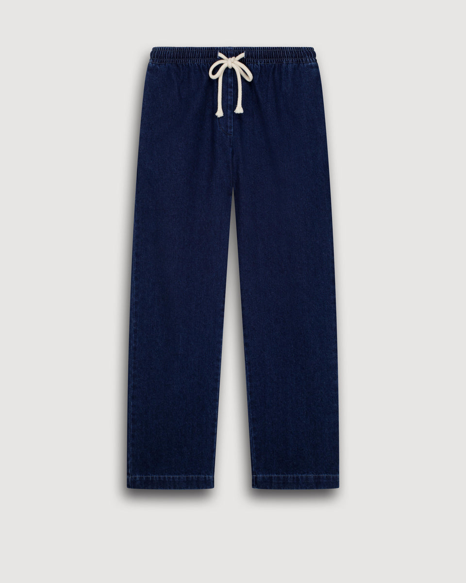 Pantalon Femme en Coton Bleu Peyo - Image 3
