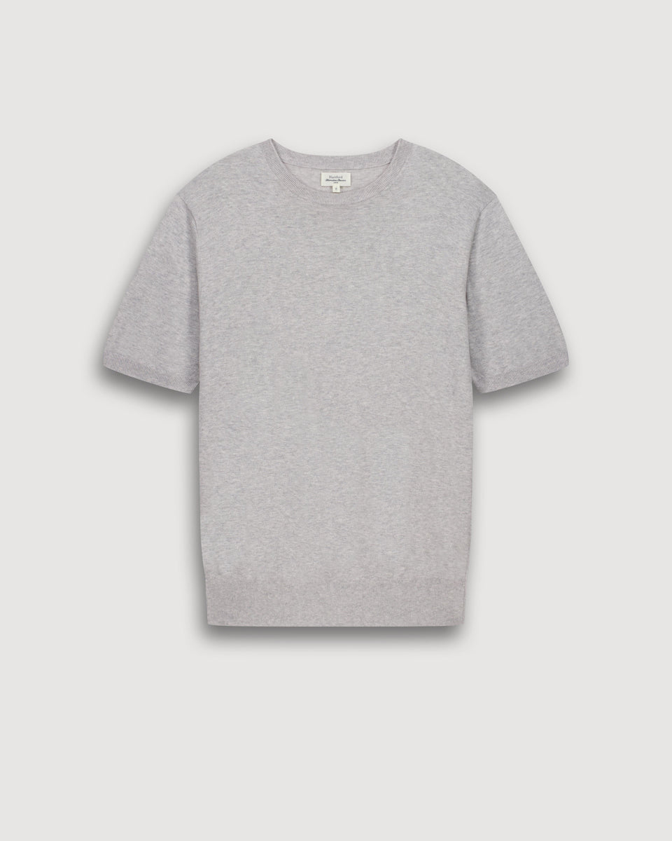 Pull Homme en Supima & Cachemire Gris - Image 3