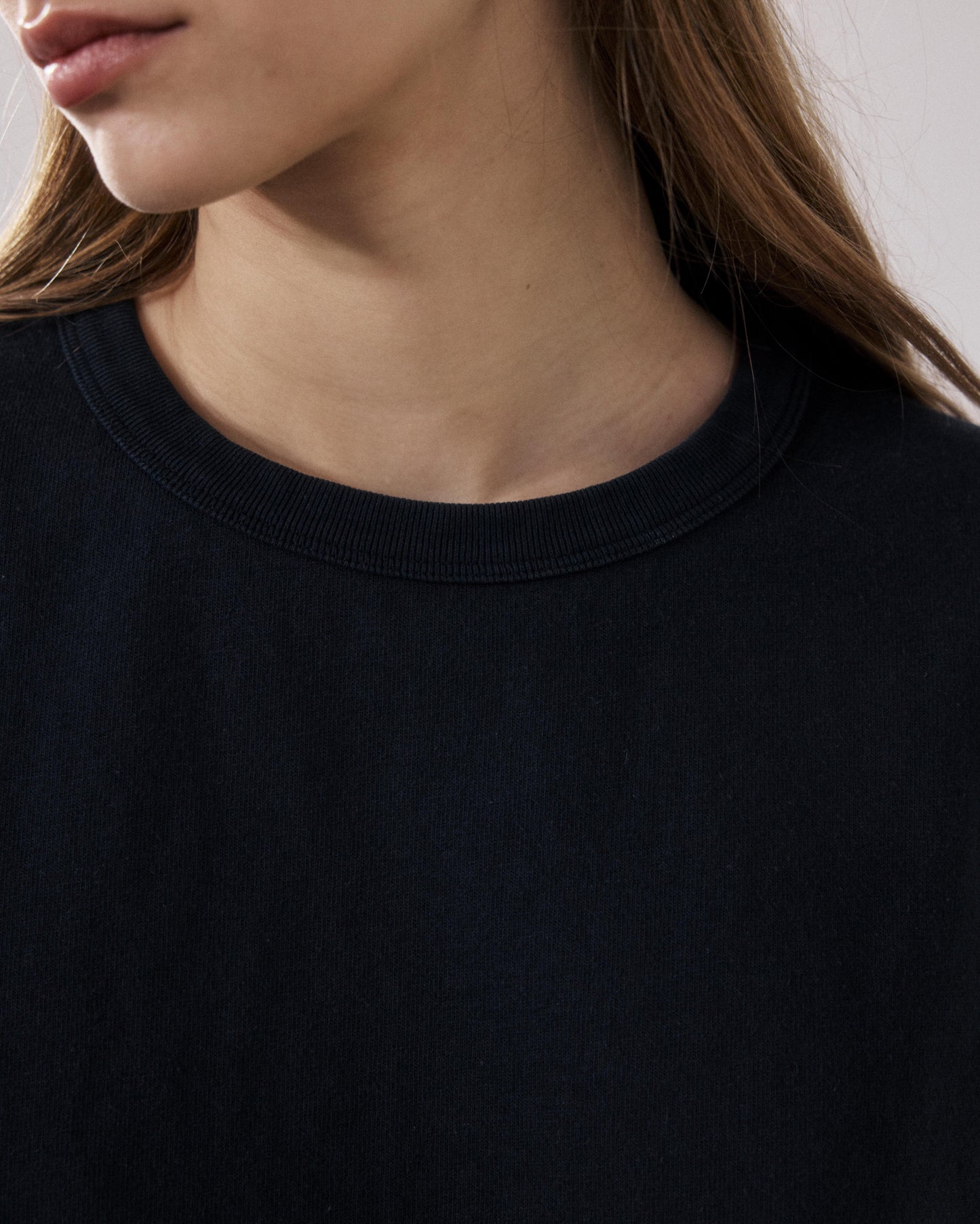 T-Shirt Femme en Coton Noir Teavy