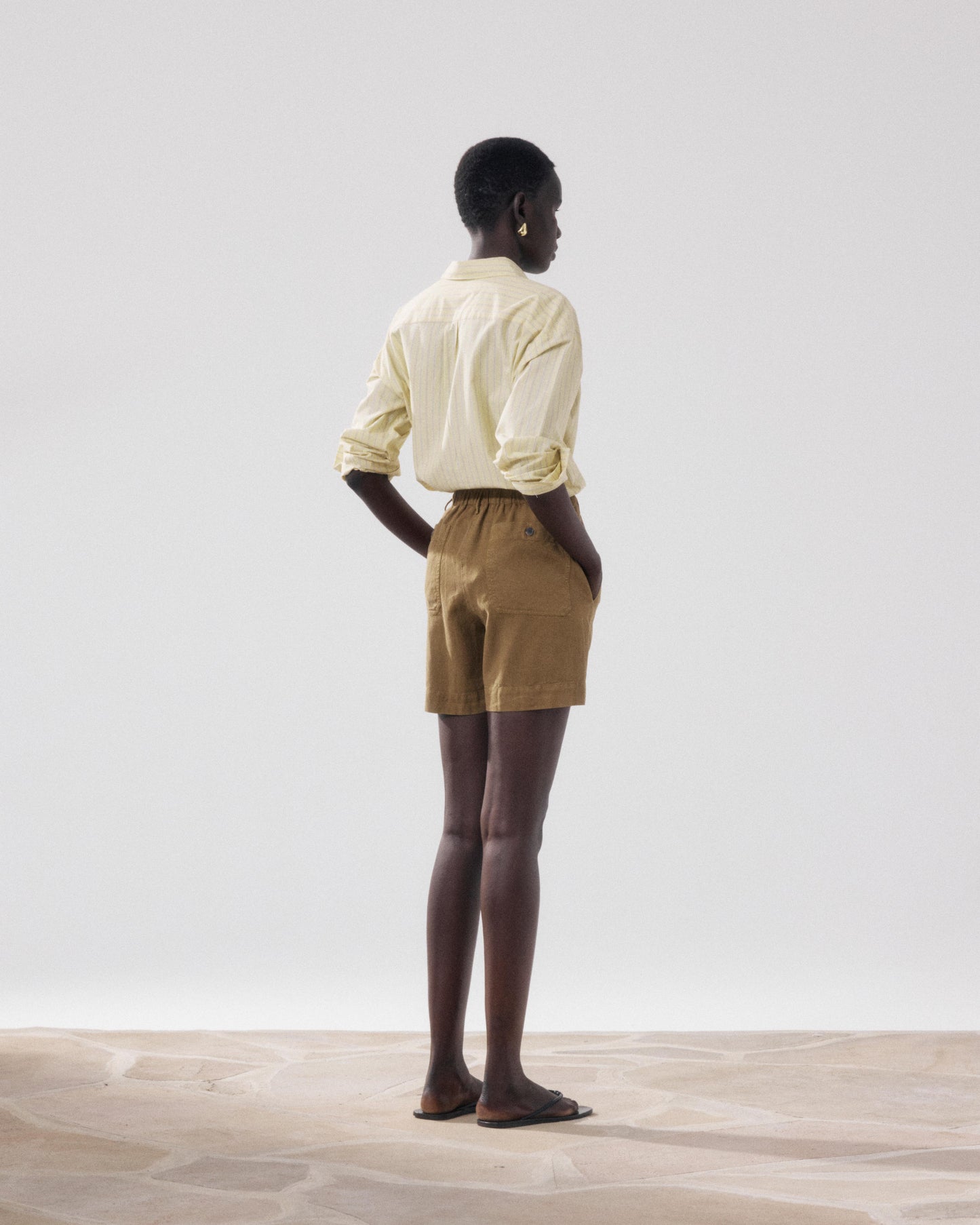 Women's Lyocell & Cotton Shorts Bronze Stefi BFSD608-28