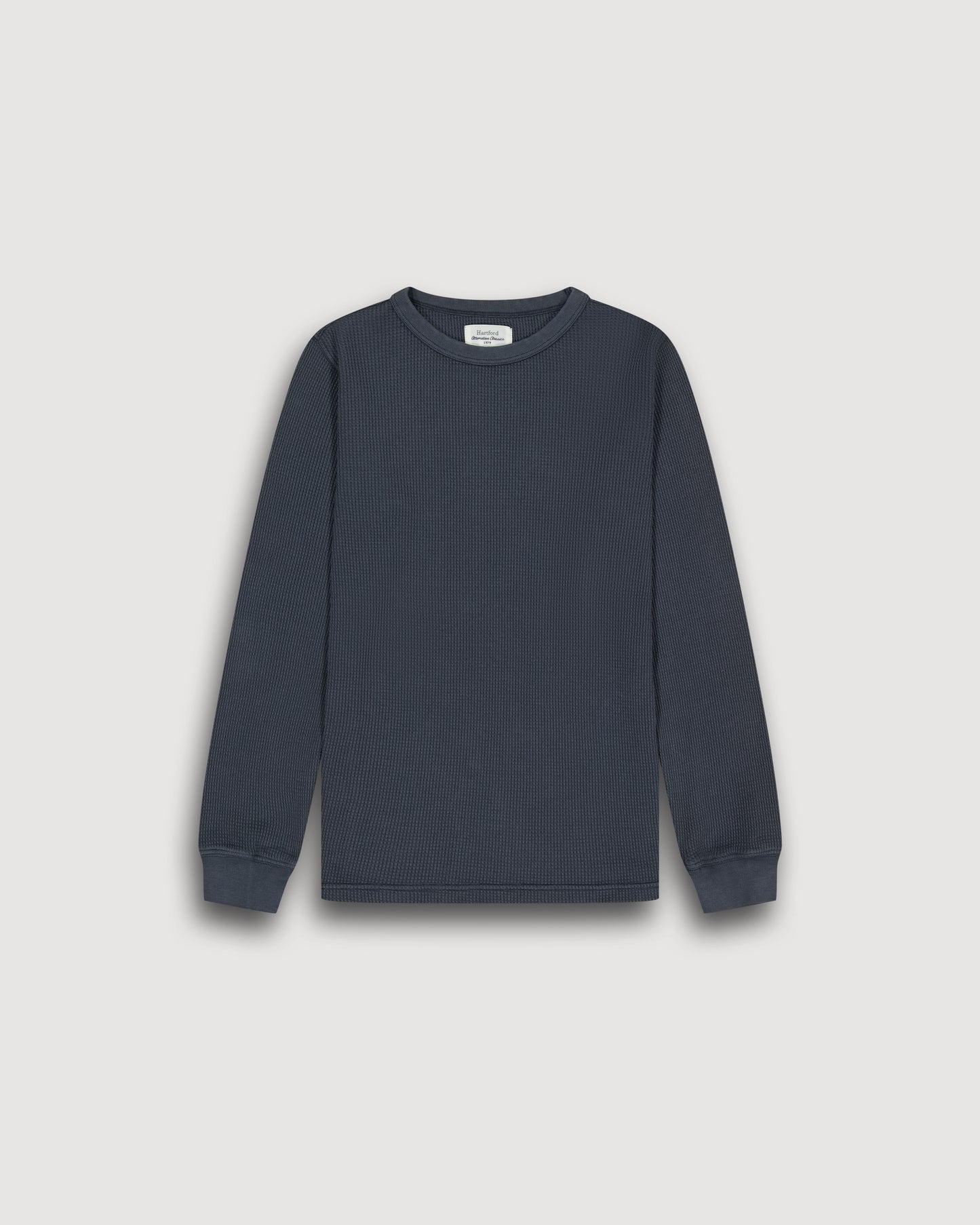 T-Shirt Garçon en Coton Gaufré Carbone Waffle Crew Kid BFTAL310-02