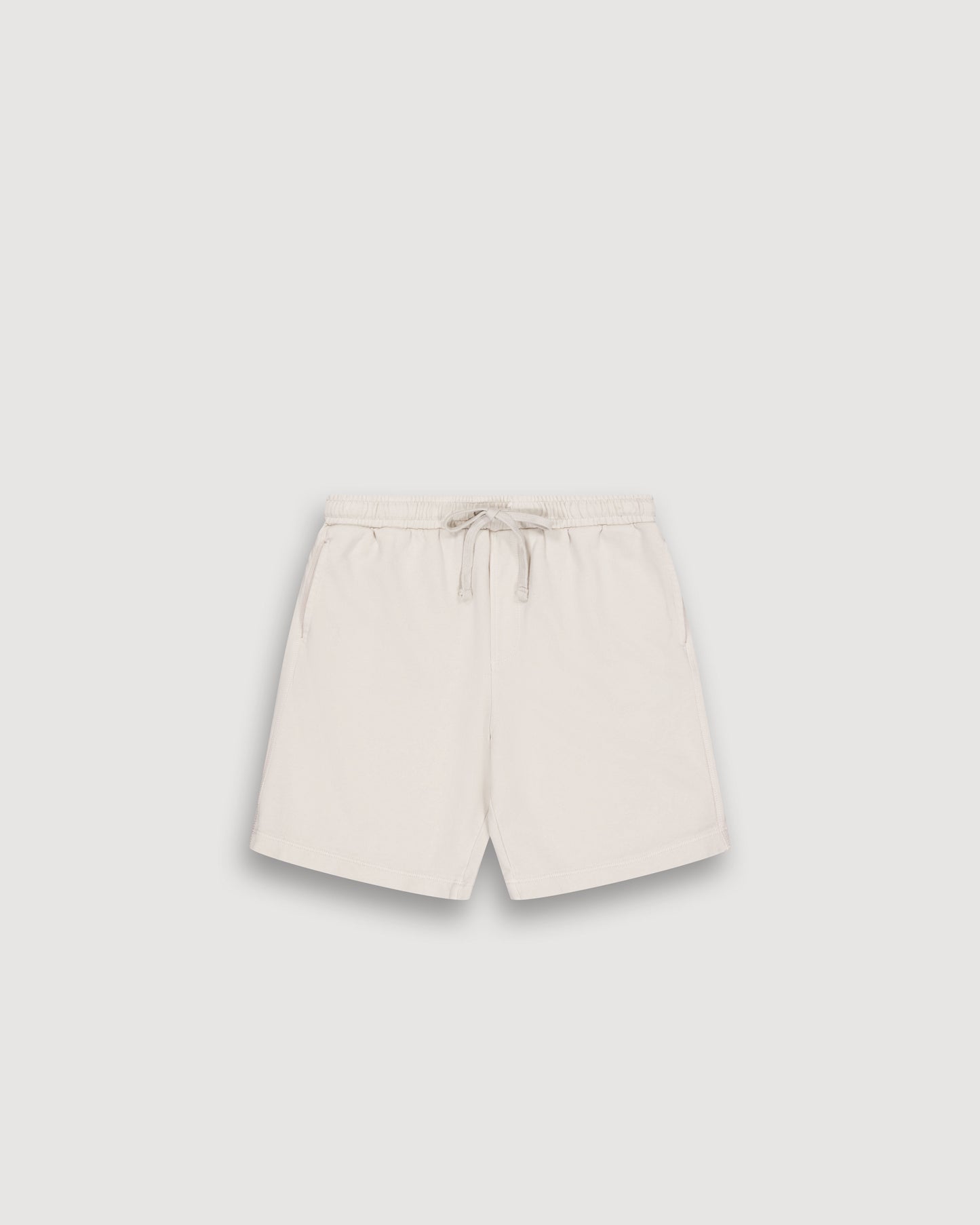 Short Garçon en Coton Flammé Beige Light Fleece Kid BFTAN312-01