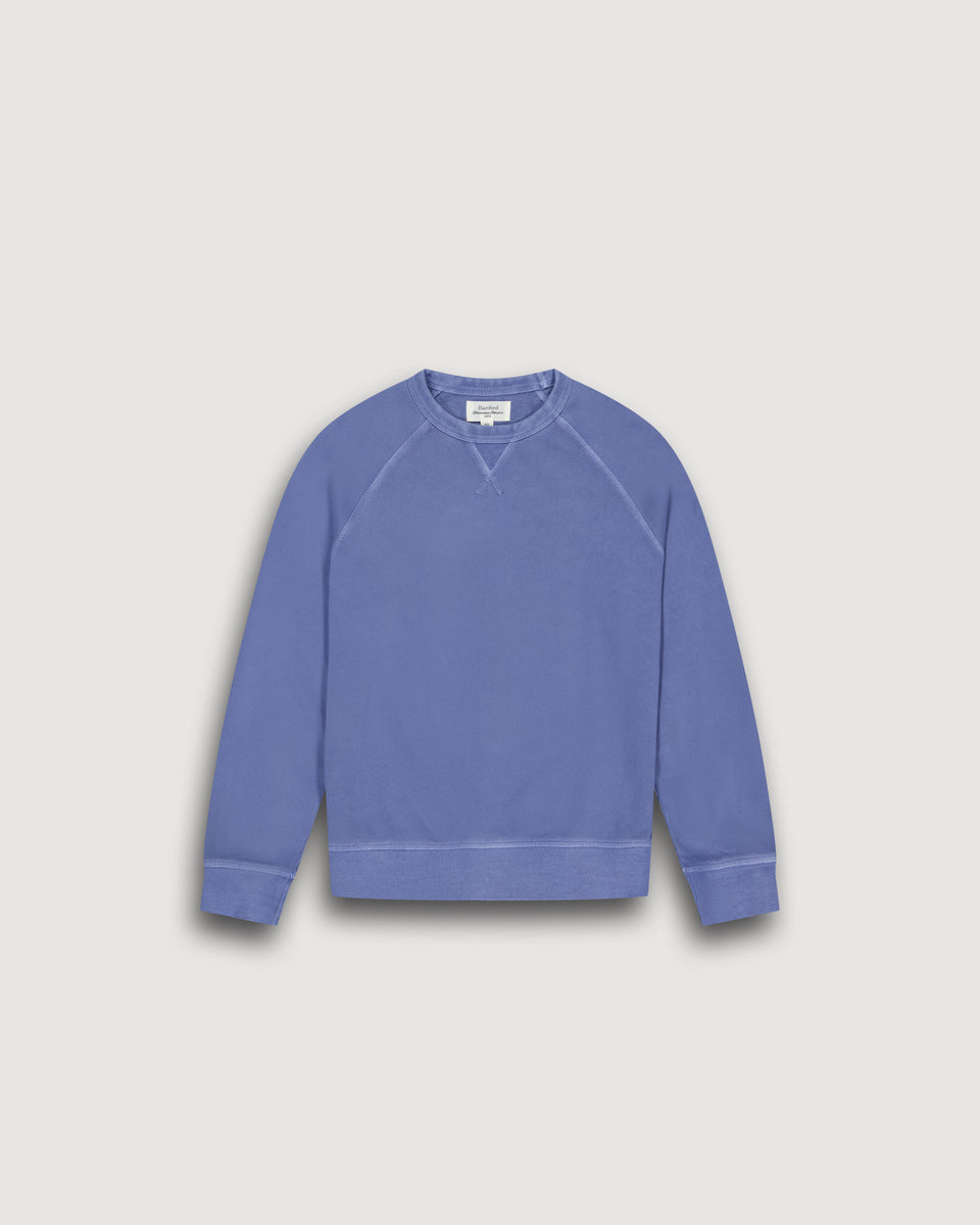 Jongenssweatshirt in Denim blauw Slubkatoen - Image principale