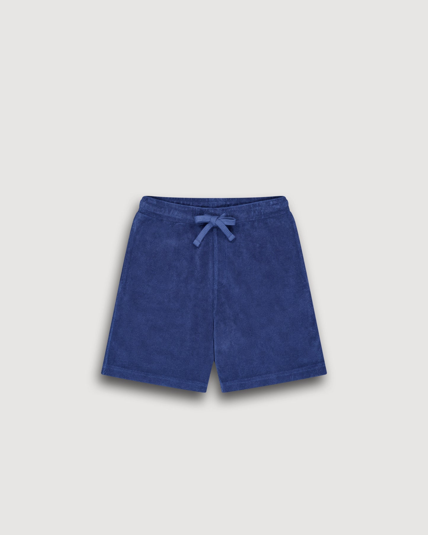 Short Garçon en Eponge Bleu Denim Bouclette BFTAS311-05