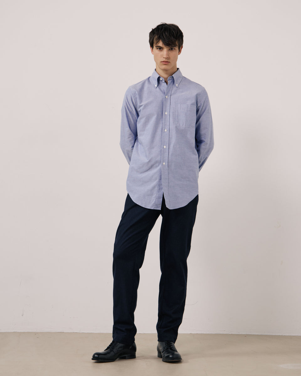 Chemise Homme en Oxford Bleu OCBD - Image 2