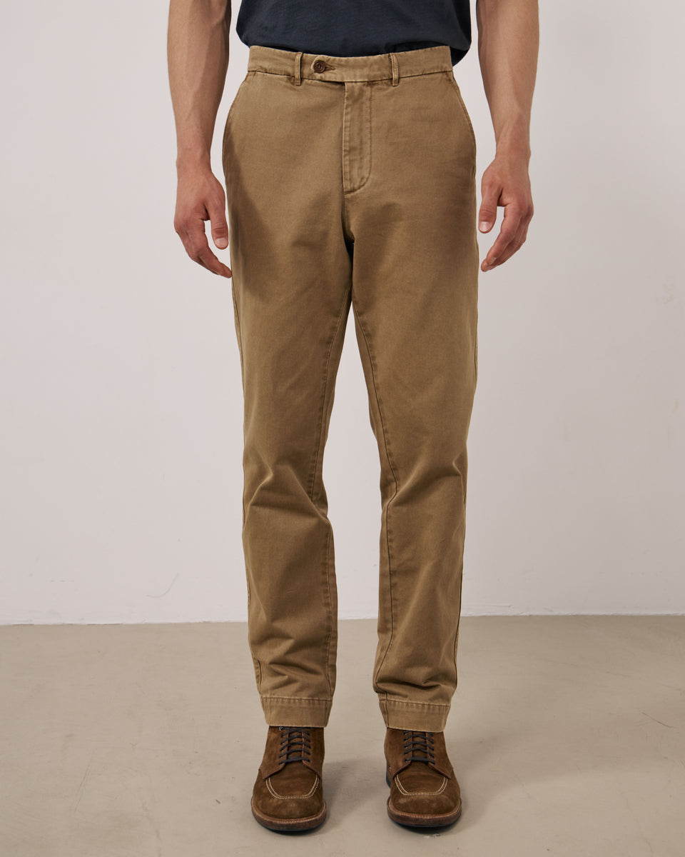 Pantalon Homme en Chino Caramel Taylor - Image 2
