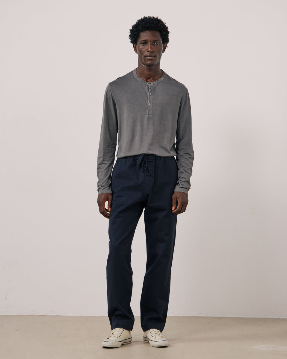 Pantalon Homme en Chino Bleu Marine Joggy - Image principale