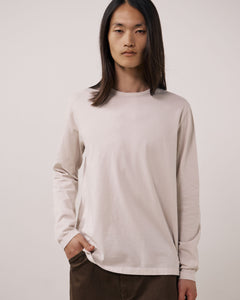 T-shirt Homme en Coton Slub Ecru Crew