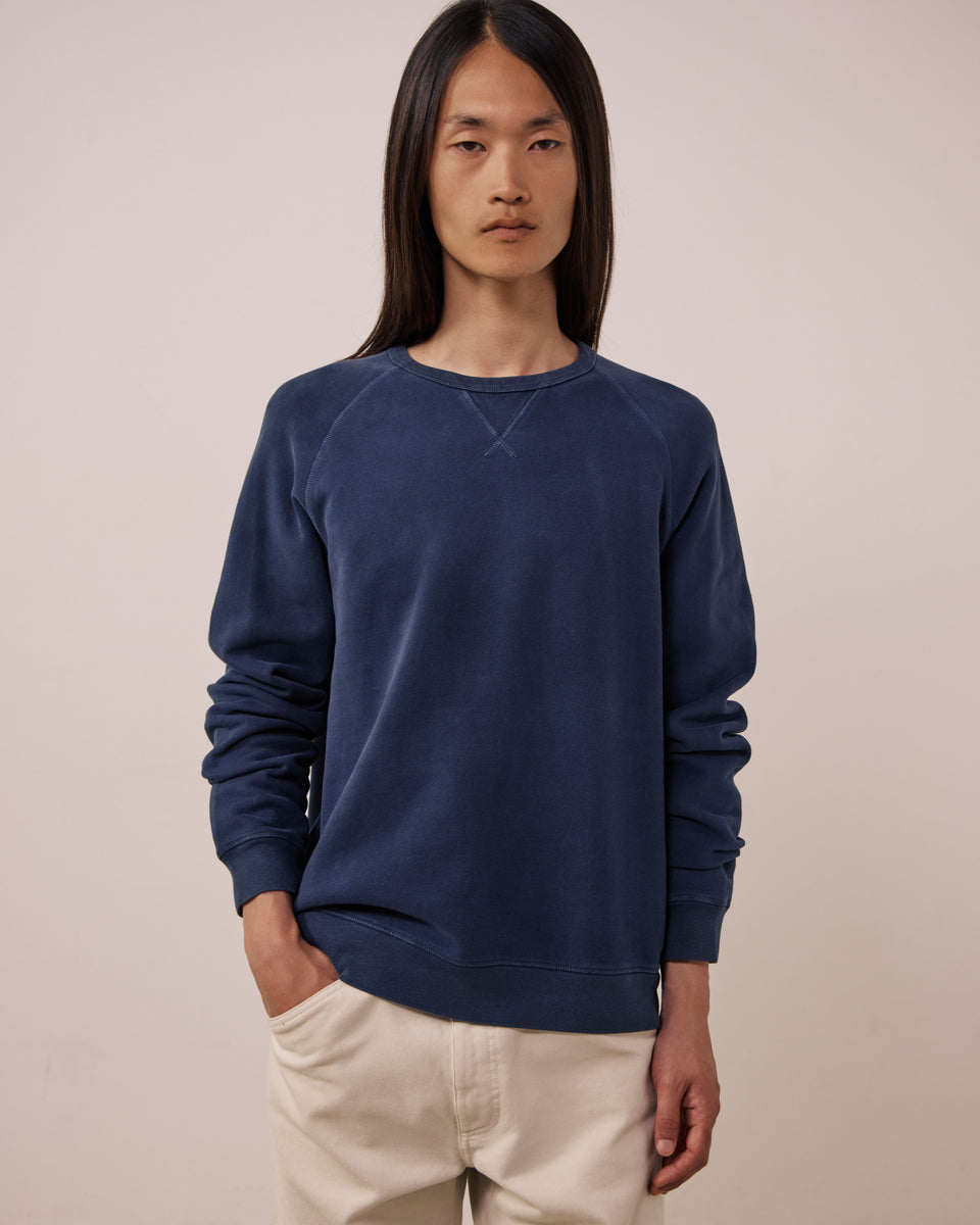 Felpa da uomo in felpa blu notte Light - Image principale