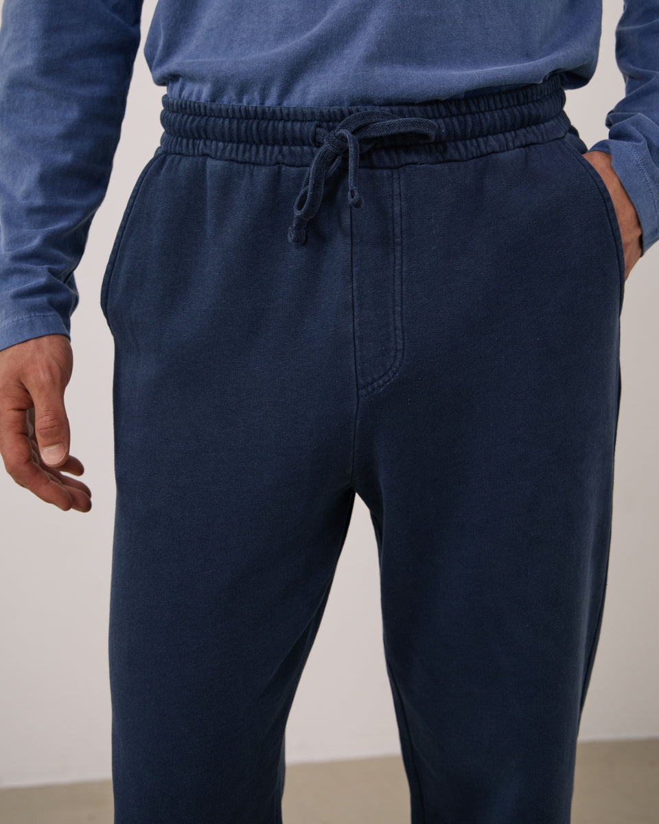 Fleece Men's Midnight Blue Fleece Pants - Image 3