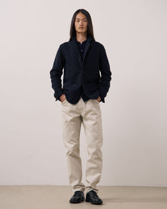 Veste Homme en Laine Bouillie Bleu Marine