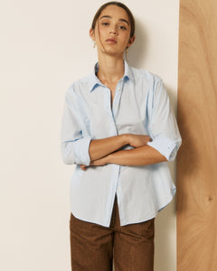 Chemise Femme en Popeline Bleu Ciel Choice