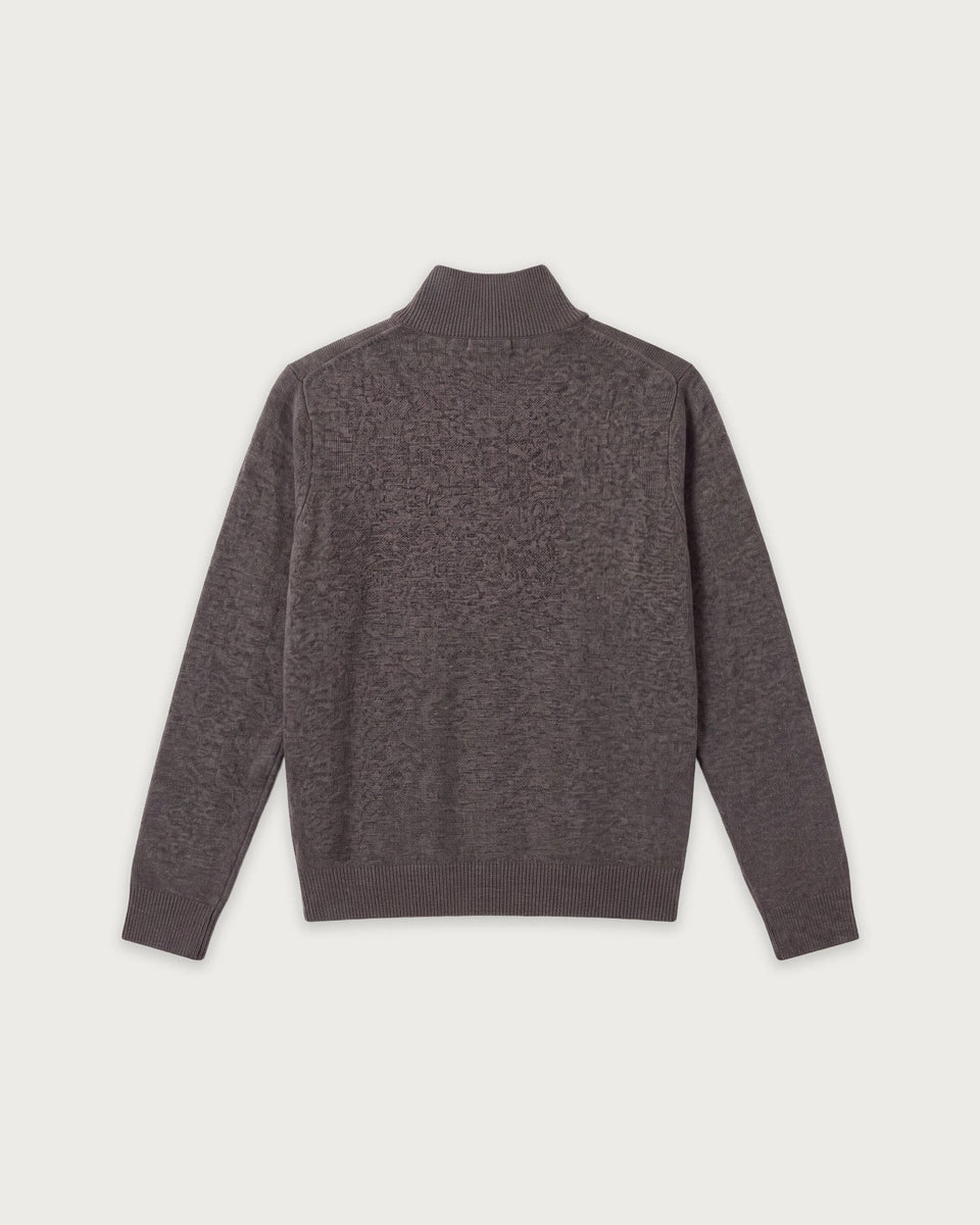 Trucker Boys' Brown Wool & Cashmere Sweater - Image 2