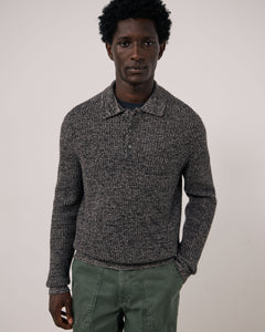 Pull Homme en Laine & Cachemire Marron Marl Polo