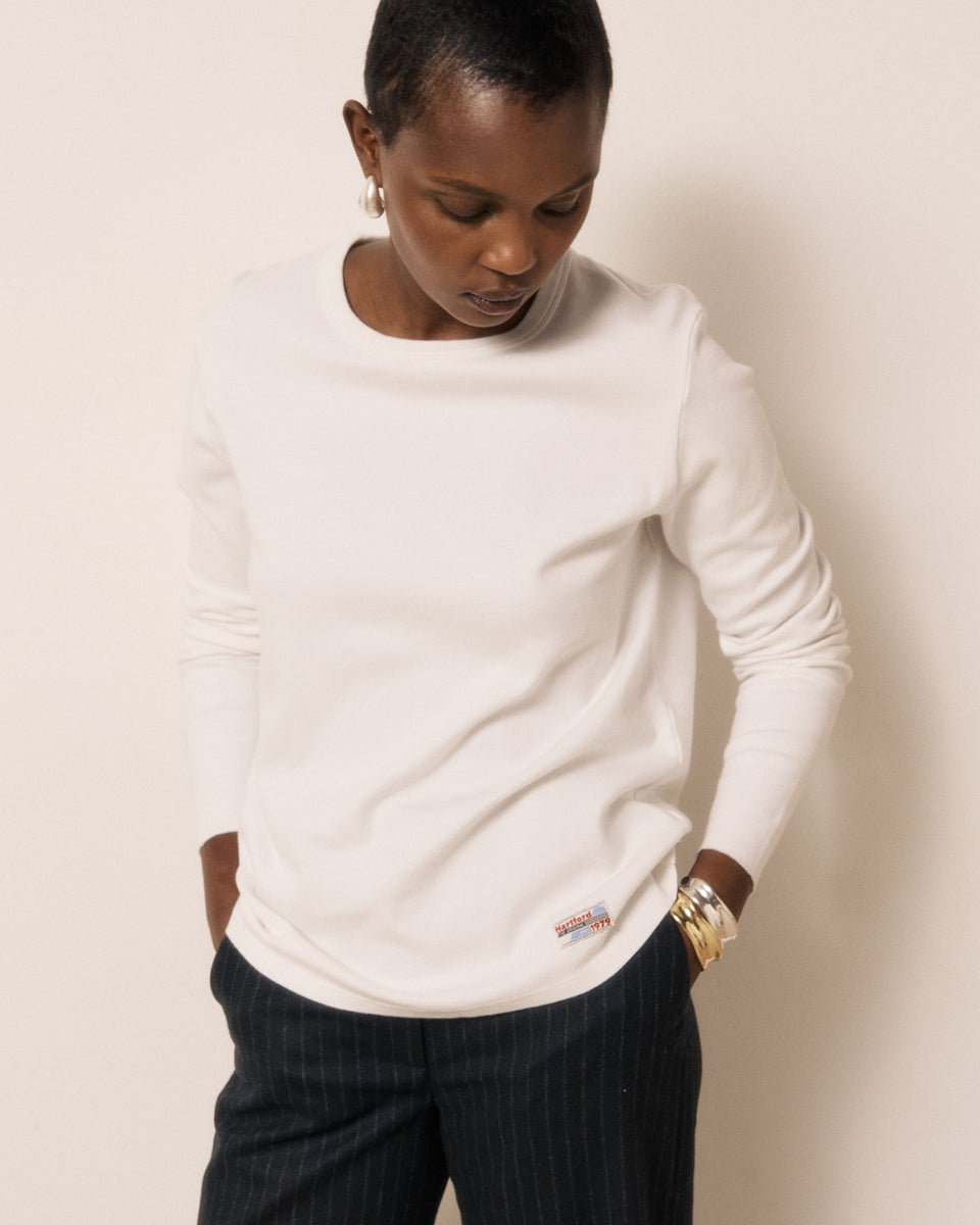 T-shirt Femme en Coton Blanc Tatou - Image principale
