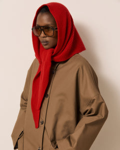 Echarpe Femme en Laine & Cachemire Rubis Melie