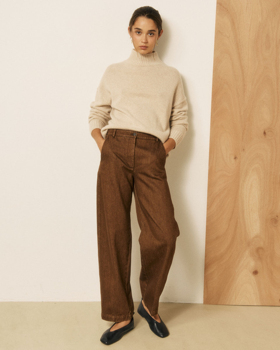 Damenpullover aus Kaschmir in Beige Myson - Image 2