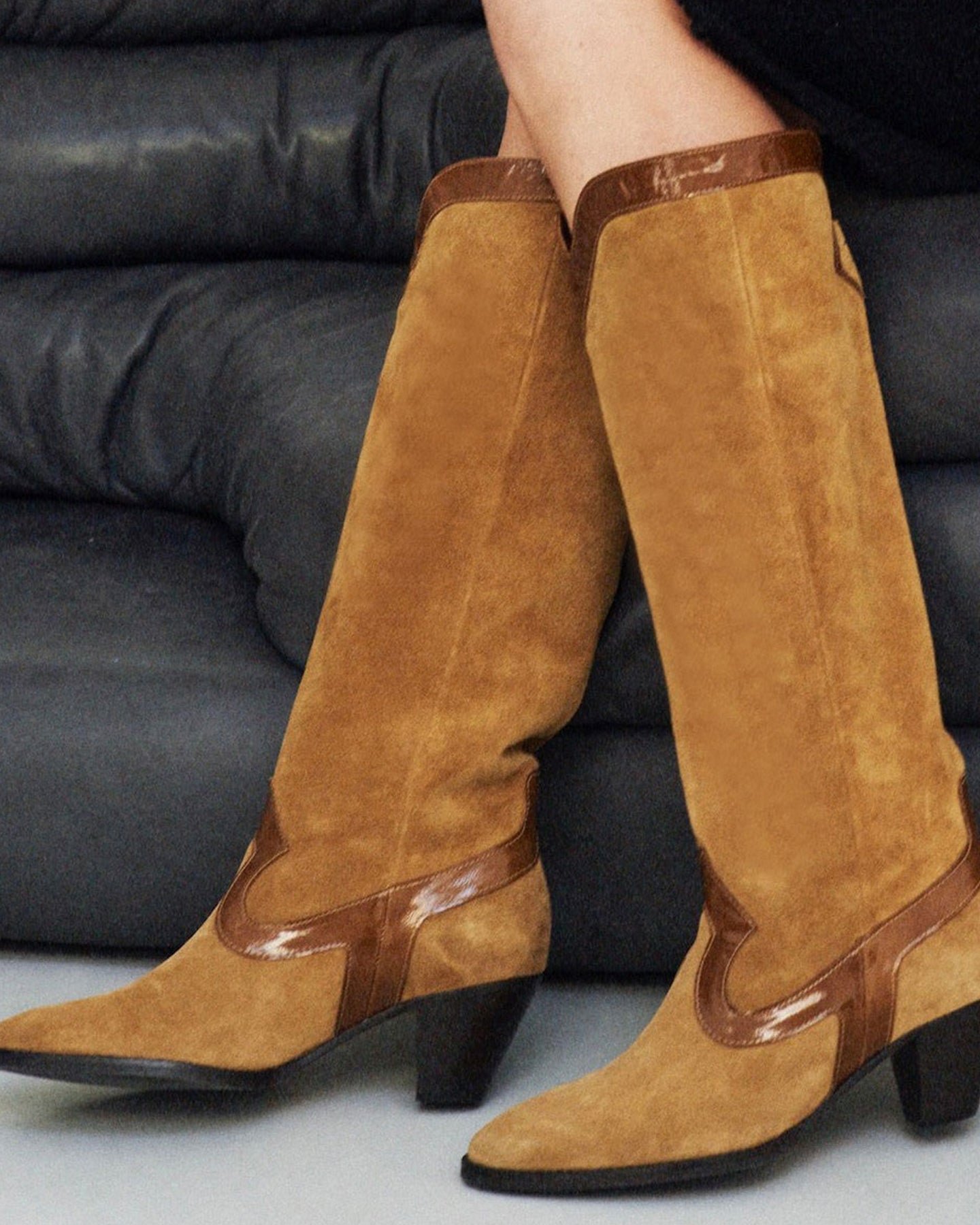 Bottes hautes Camel Socque - Dakota