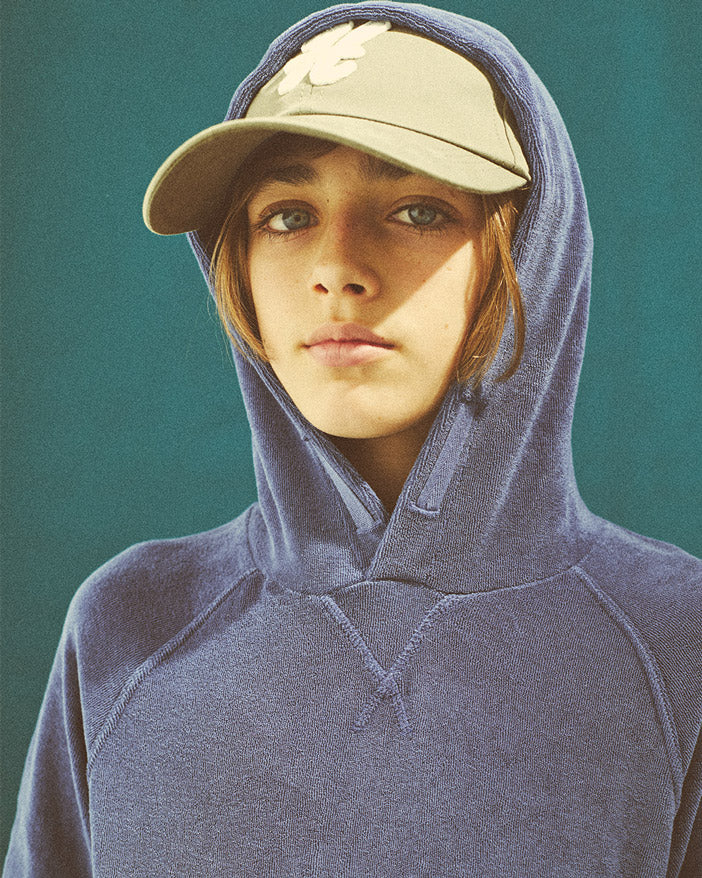 Boy's Cobalt Blue Terry Cloth Sweatshirt - Image alternative