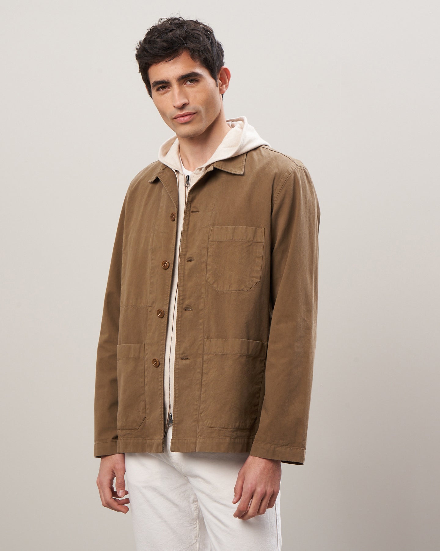 Veste Homme chino Taupe Perry BB28111-79