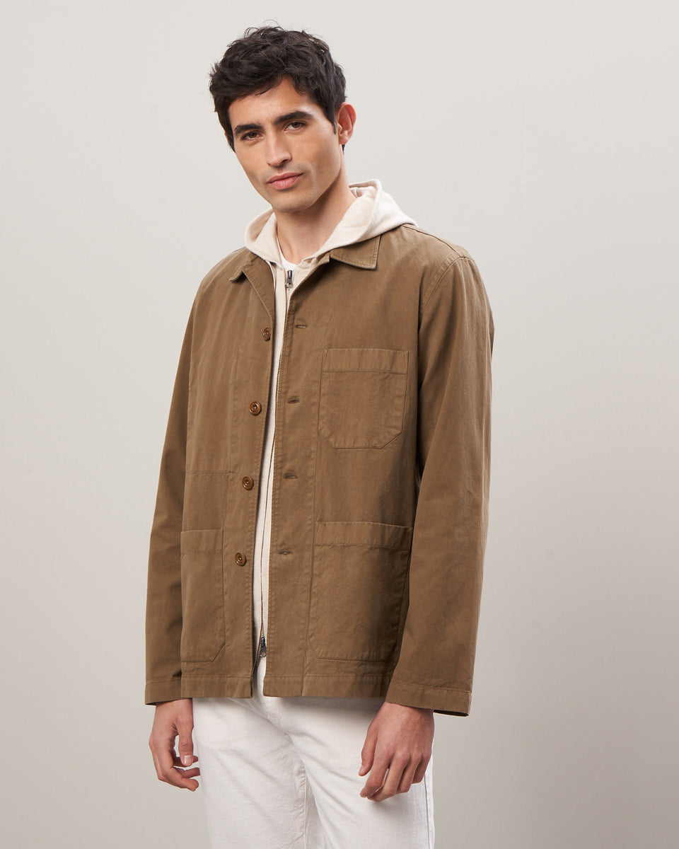 Veste Homme chino Taupe Perry - Image principale