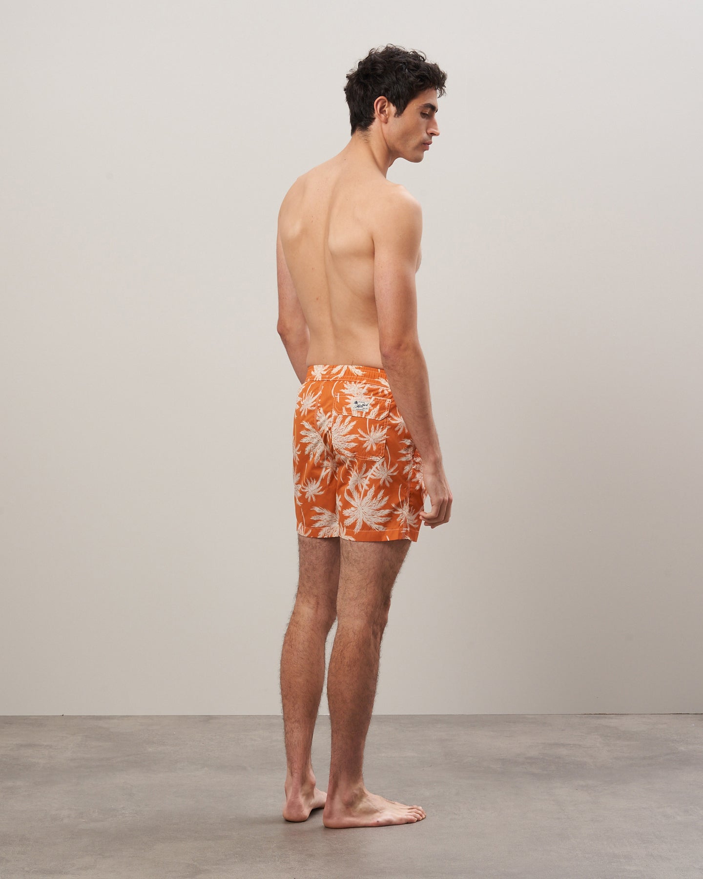 Maillot Homme en nylon recyclé imprimé Orange Swim BB30212-03