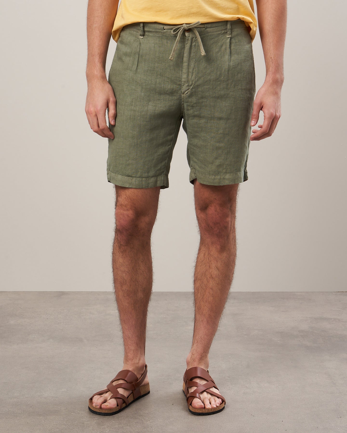 Short homme deals vert