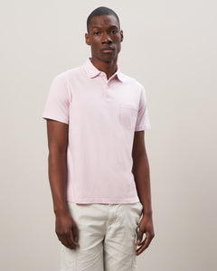 Polo Homme en jersey de coton Rose délavé BB60300-13