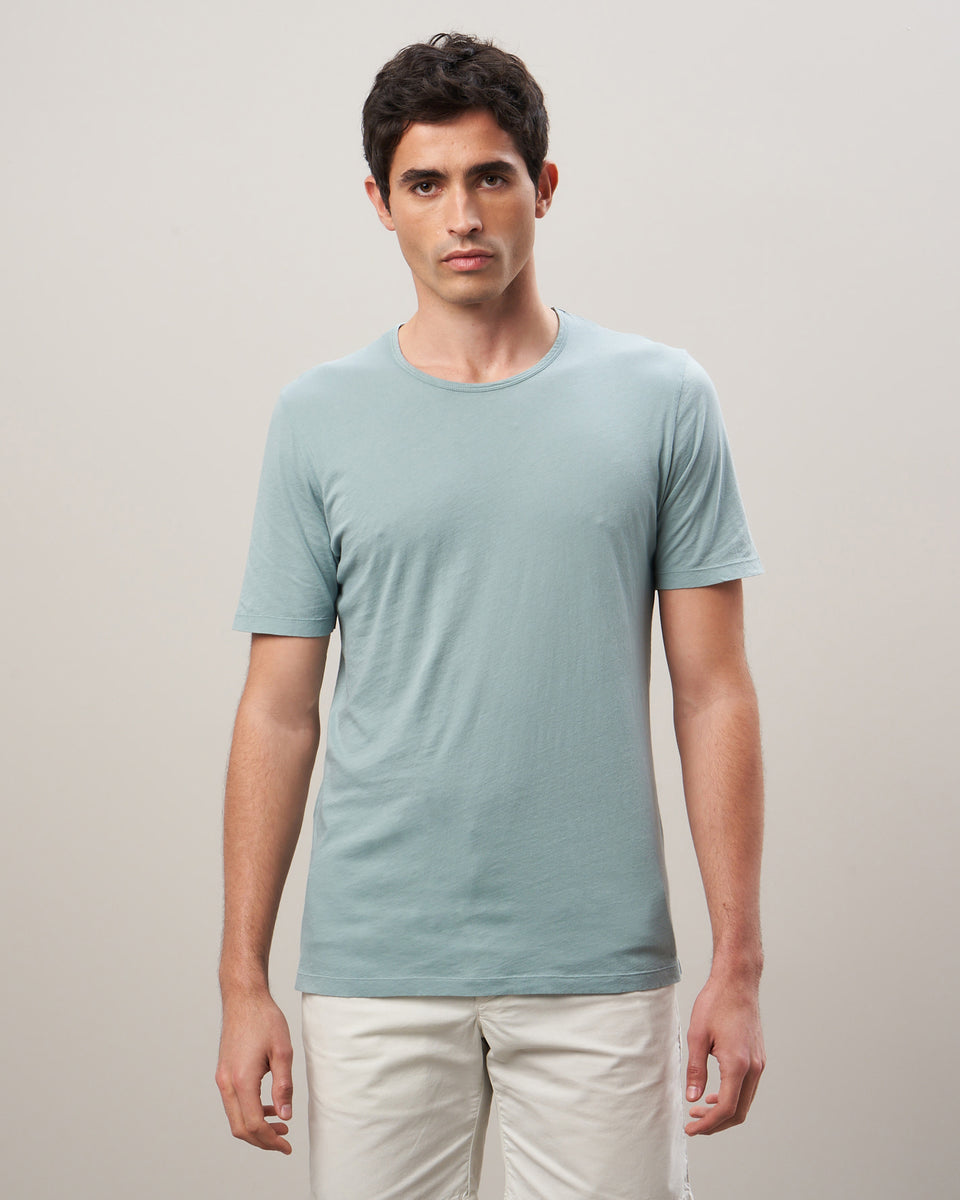Men's Sage Round-neck Light Jersey Tee Shirt - Image principale
