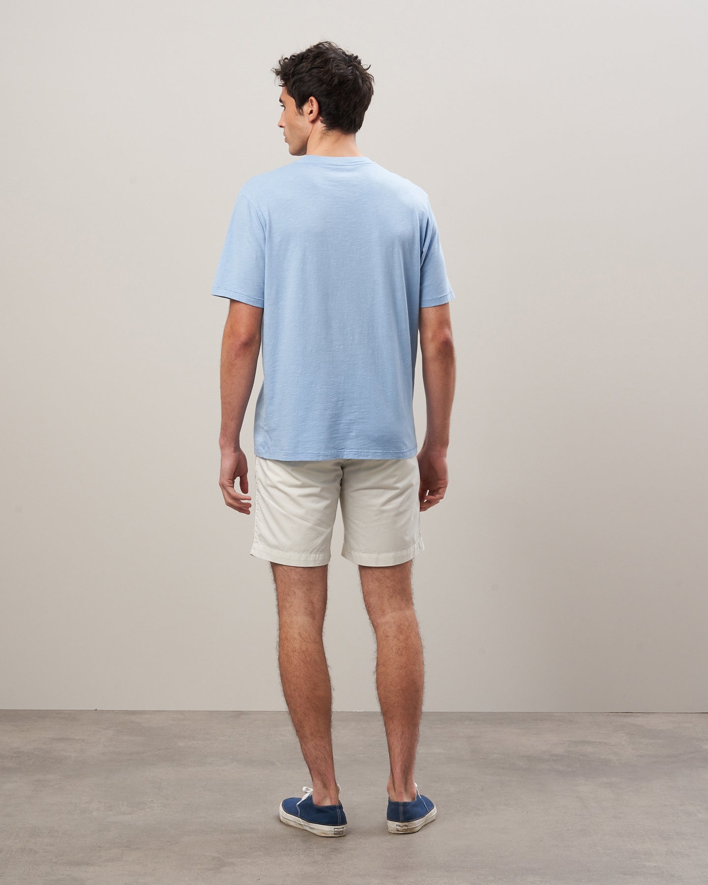 Tee Shirt Homme en jersey imprimé Bleu clair Fun Sun BB74304-09