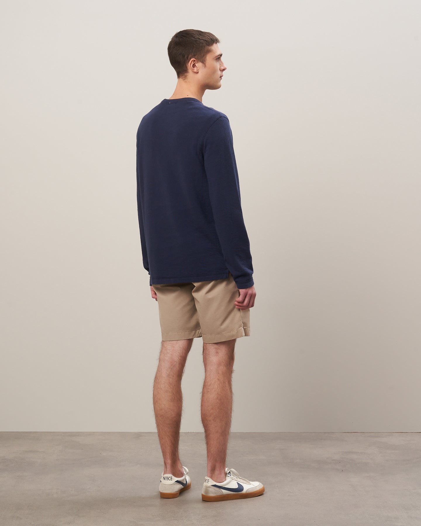 Sweatshirt Homme en coton Marine BB84307-01