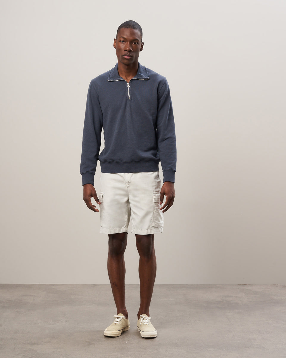 Sweatshirt Homme en coton flammé Carbone Light Zipper - Image alternative