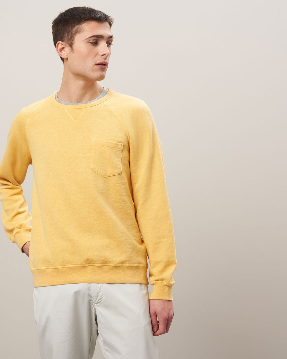 Men's Sun Slub Cotton Sweatshirt - Image principale