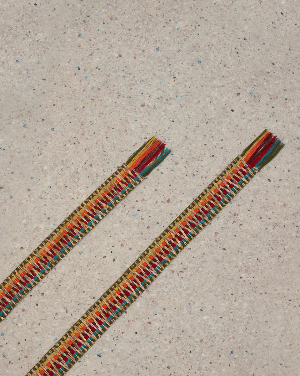 Alona Women's Multicolor Woven Belt - Image principale