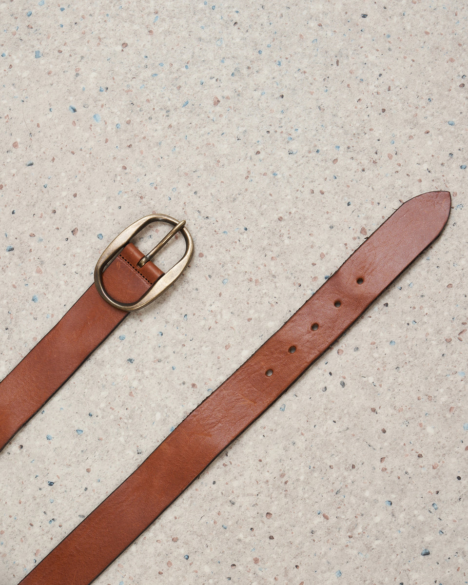 Angus Women's Brown Leather Belt - Image principale