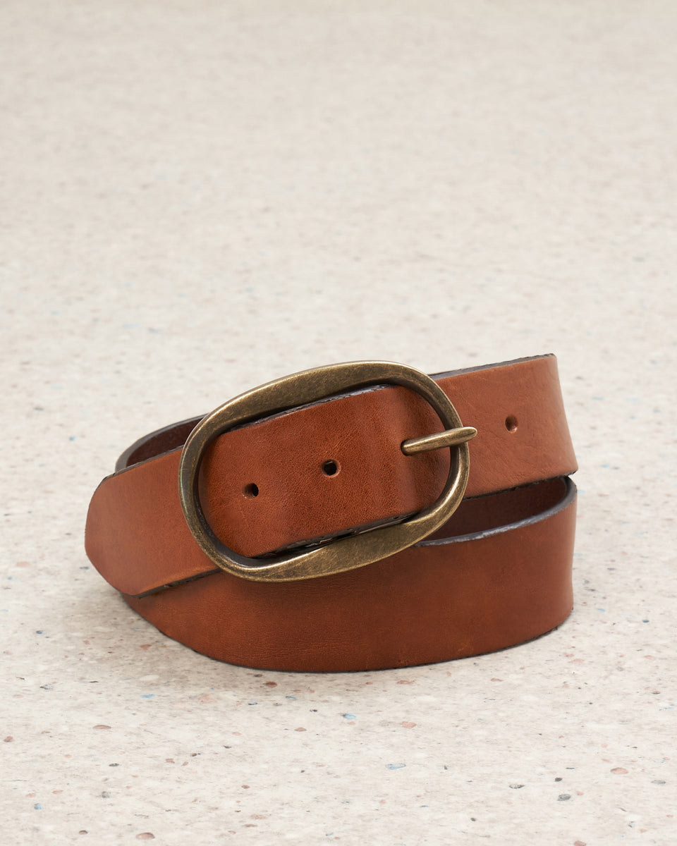 Angus Women's Brown Leather Belt - Image alternative