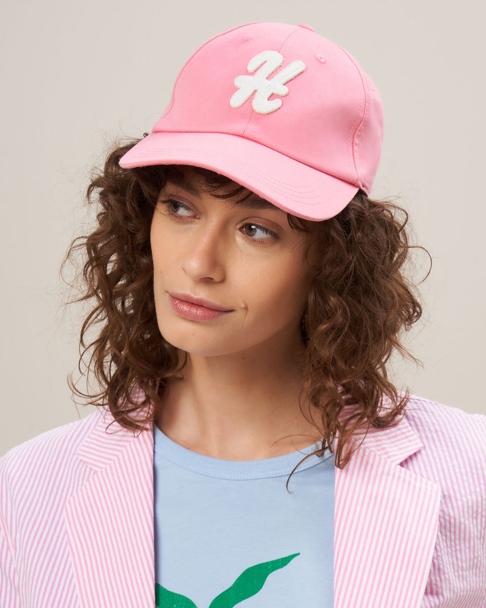 Women's Pink Cotton Cap - Image principale