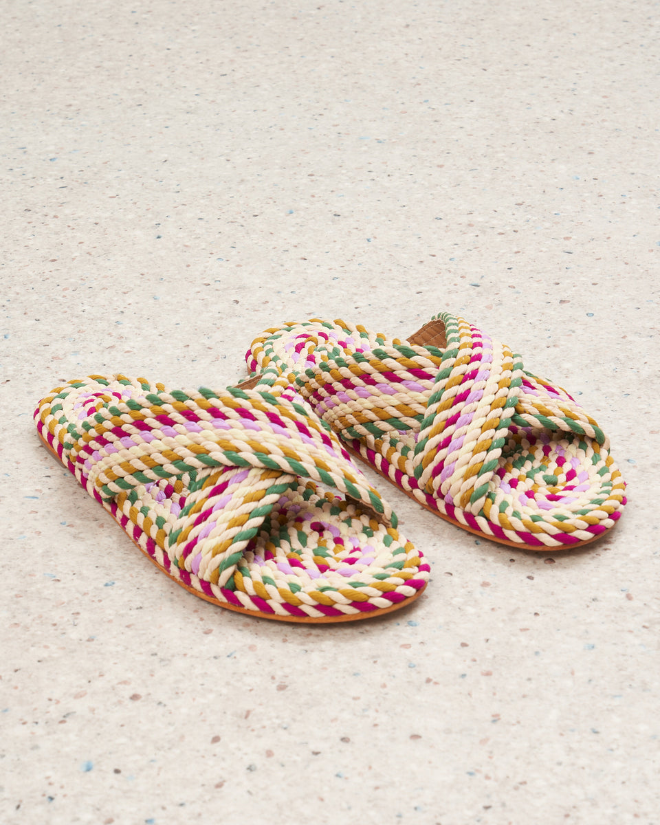 Eli Women's Multicolor Rope Sandals - Image principale