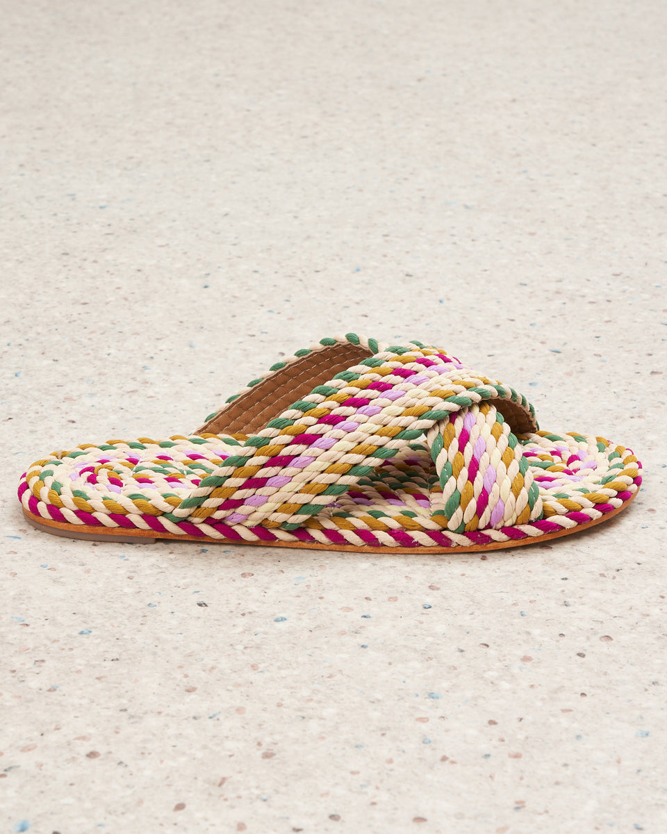 Eli Women's Multicolor Rope Sandals - Image alternative