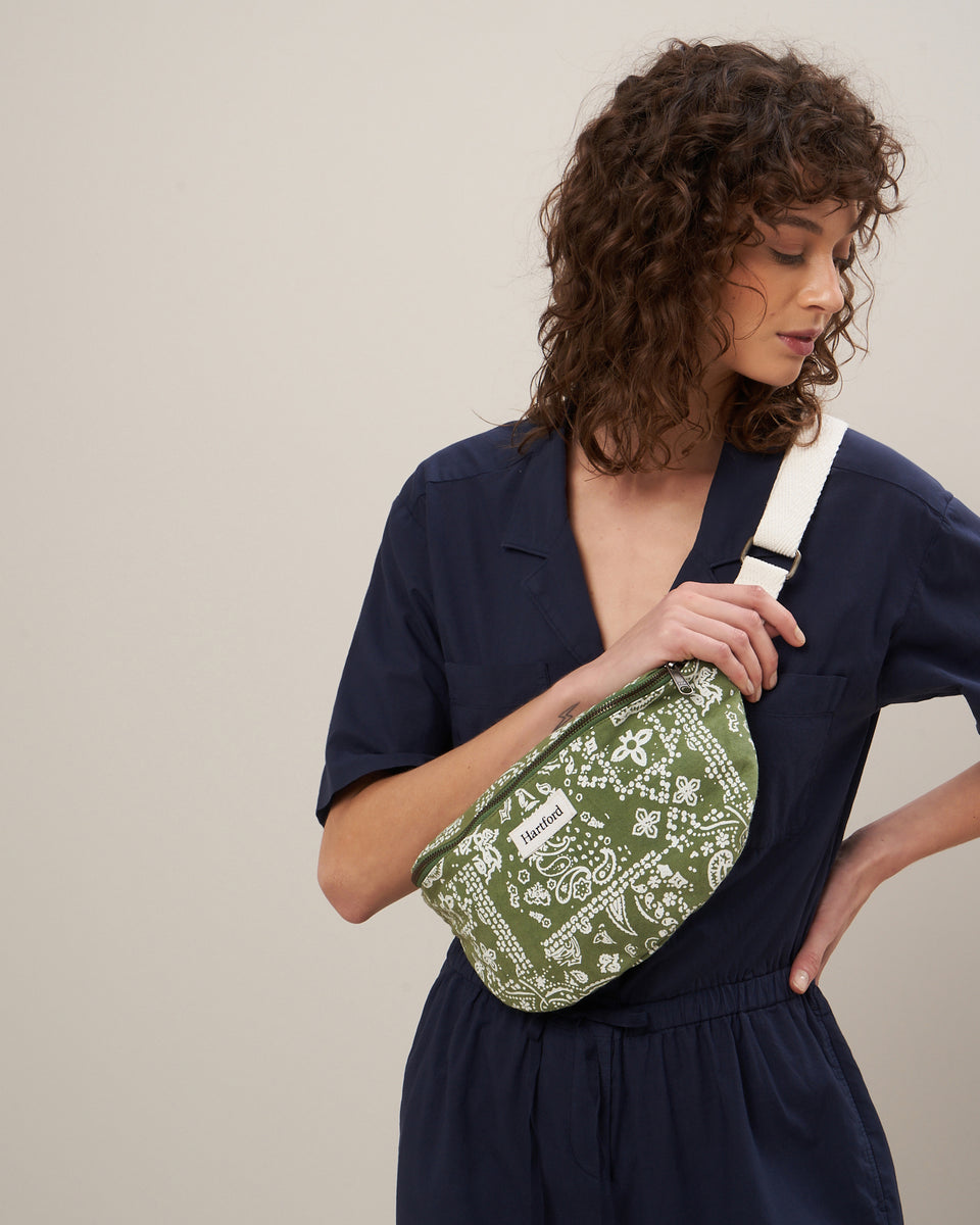 Women's Khaki Etna Cotton Bag - Image principale