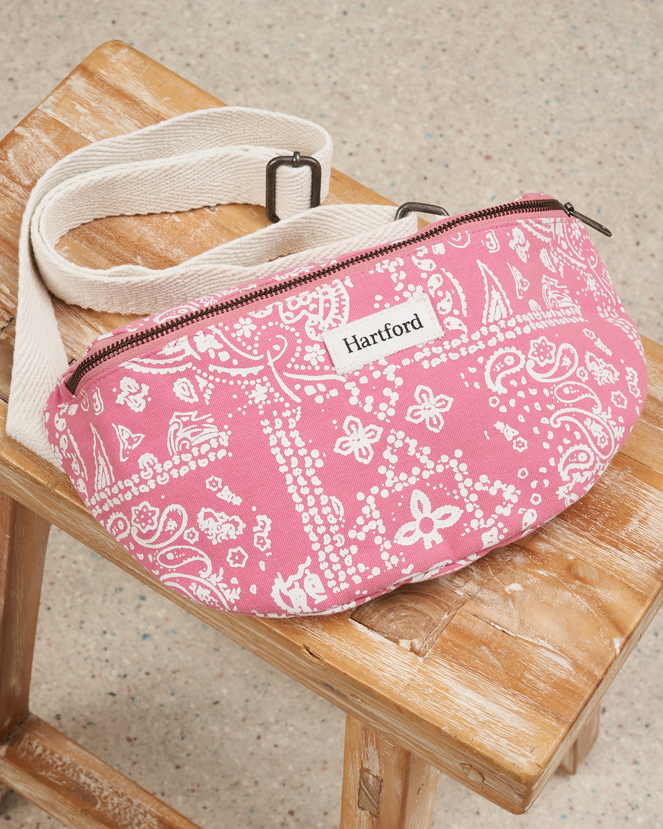 Etna Women's Pink Bandana Printed Cotton Bag - Image alternative