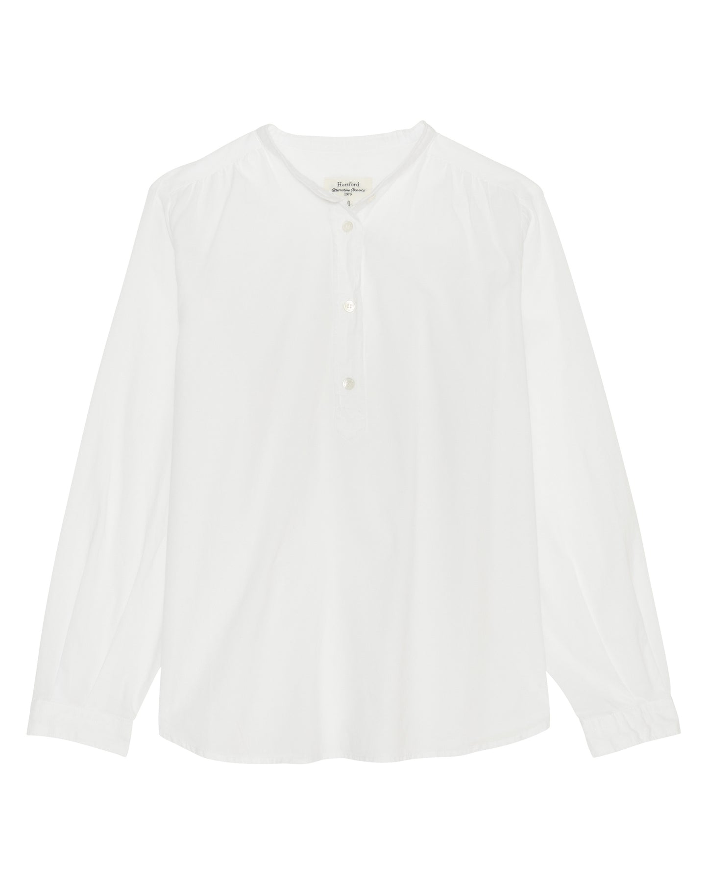 Codex Girls' White Cotton Voile Shirt