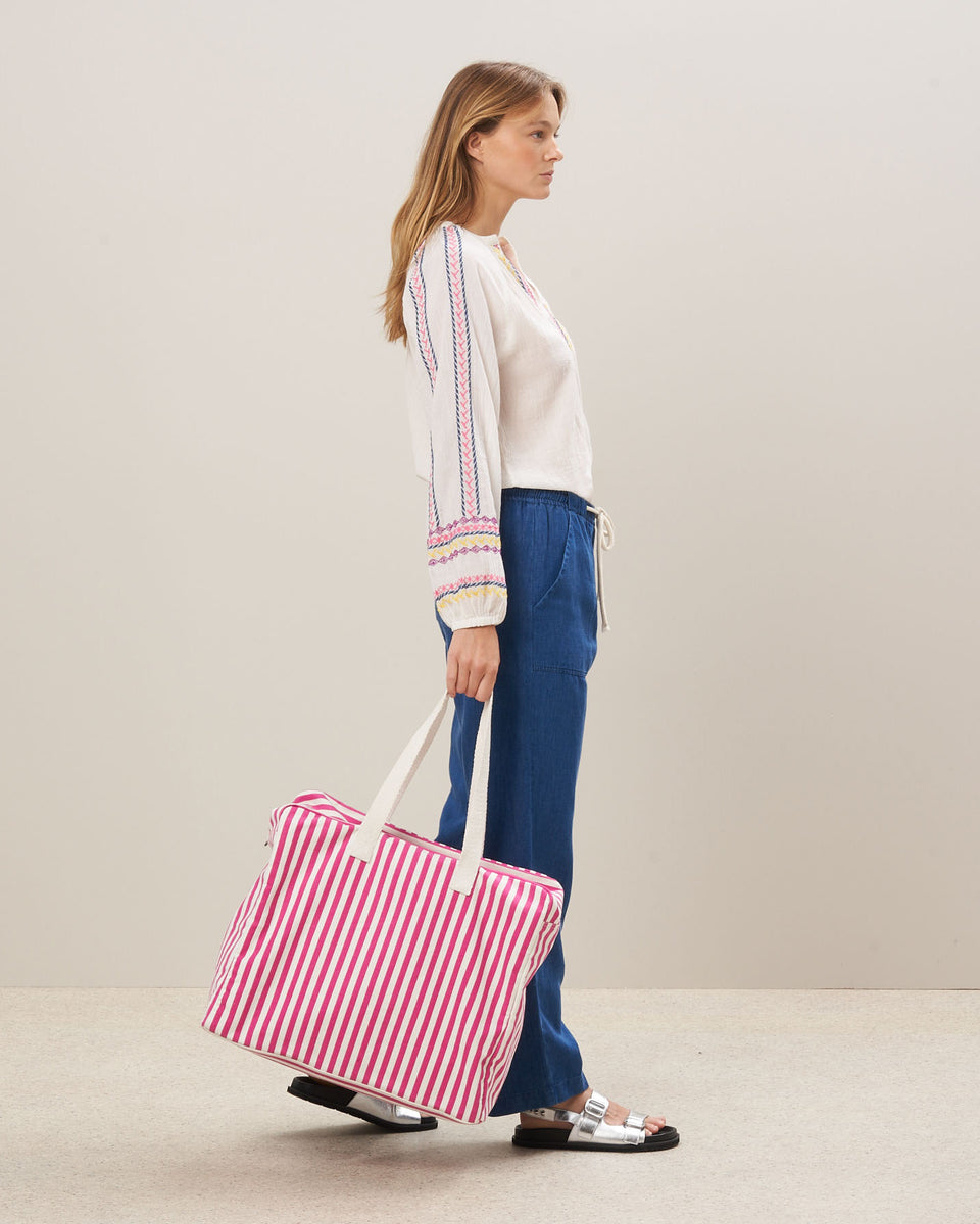 Enrica Women's Pink Cotton Bag - Image alternative