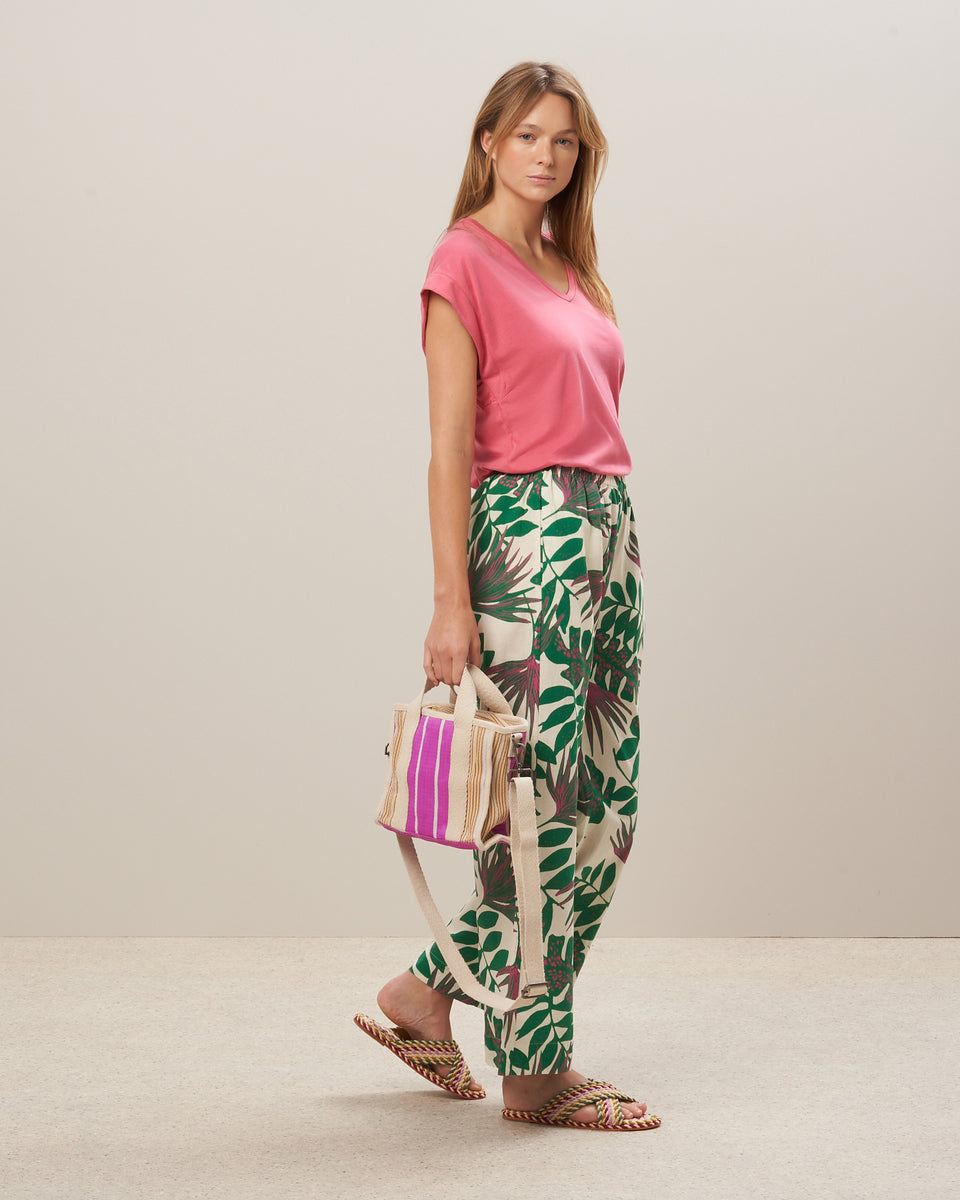 Edmond Women's Pink Striped Bag - Image alternative