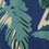 Bikini Beachwear Women's Blue Palm Tree Print Swimsuit