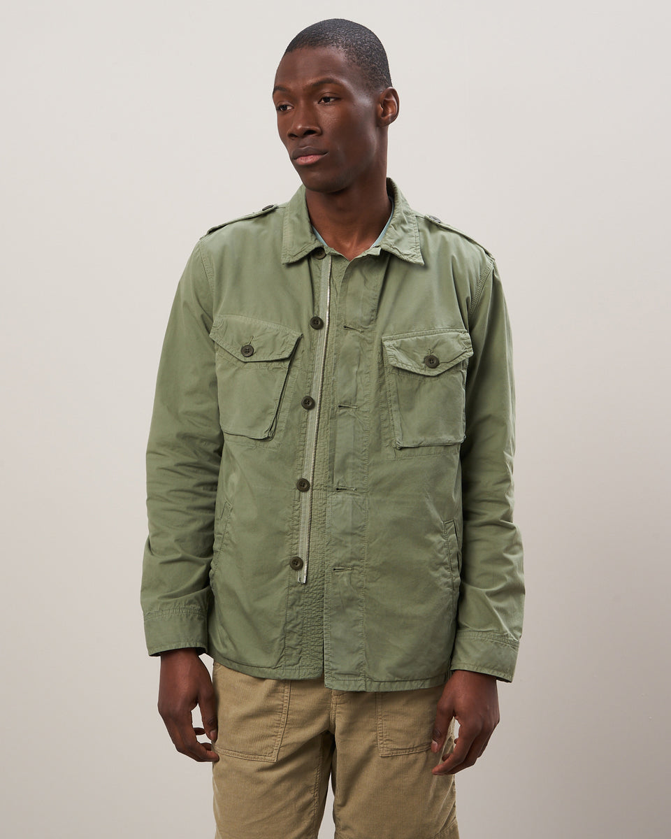 Joshua Men's Army Green Chino Jacket - Image principale