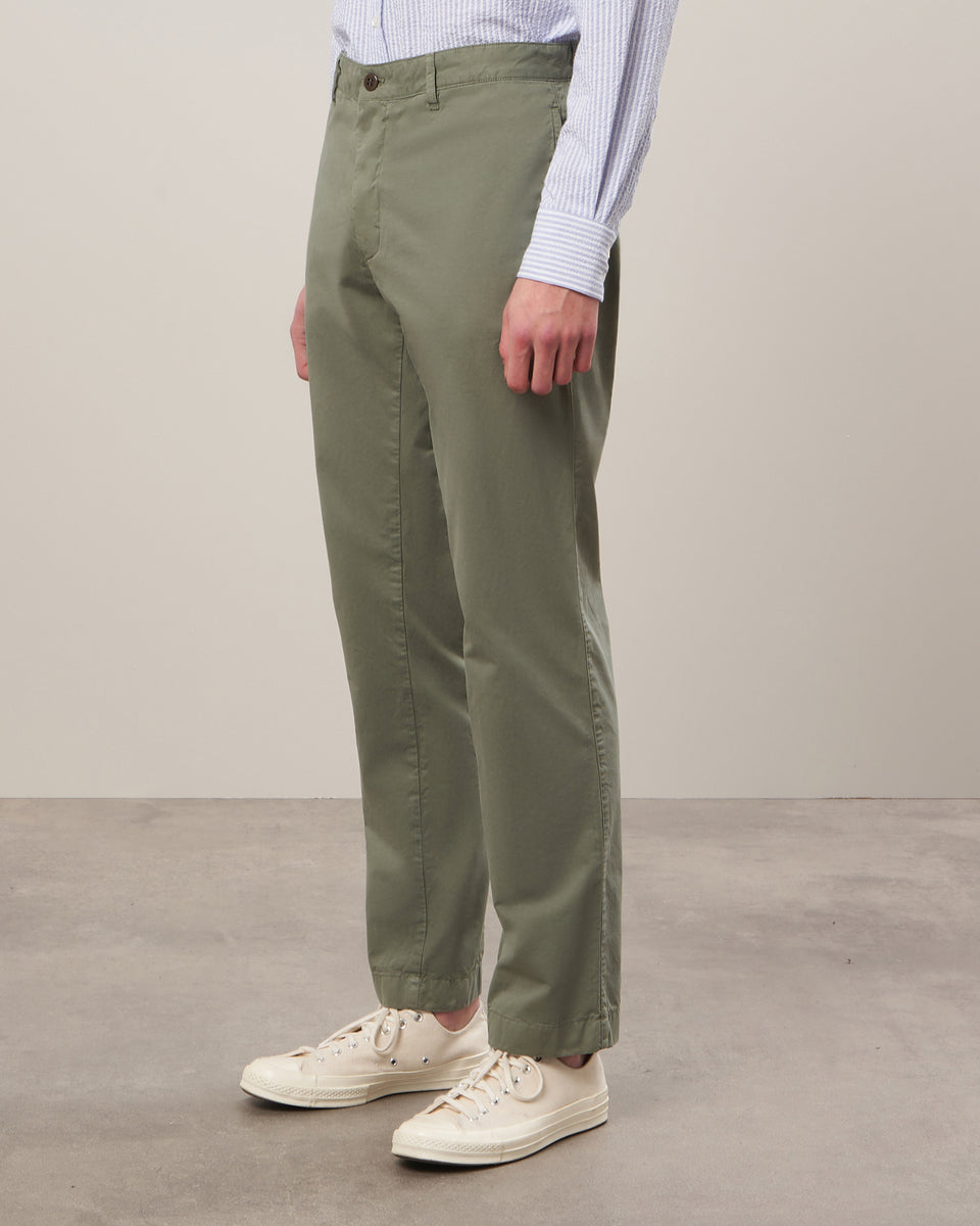 Tex Men's Army Green Chino Pants - Image alternative
